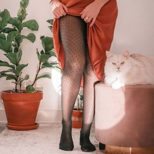 Rachel Tights - Fishnet Style Tights